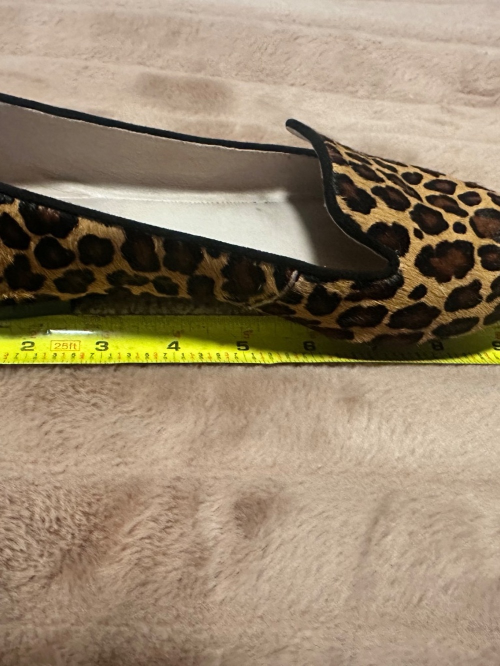 Gianni Bini Leopard Print Calf Hair Shoes - Picture 2 of 6